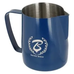 Barista Space Sandblauer Milchkrug 600 ml, Zubehör Kaffeemaschinen