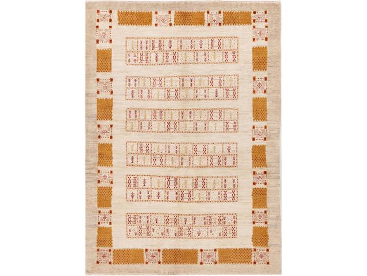 Perser Gabbeh Loribaft Teppich 150x206 Handgeknüpft Modern Orientteppich Perserteppich Wolle