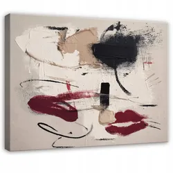 LEINWANDBILD Abstrakt Morceau Beige 60x40 cm