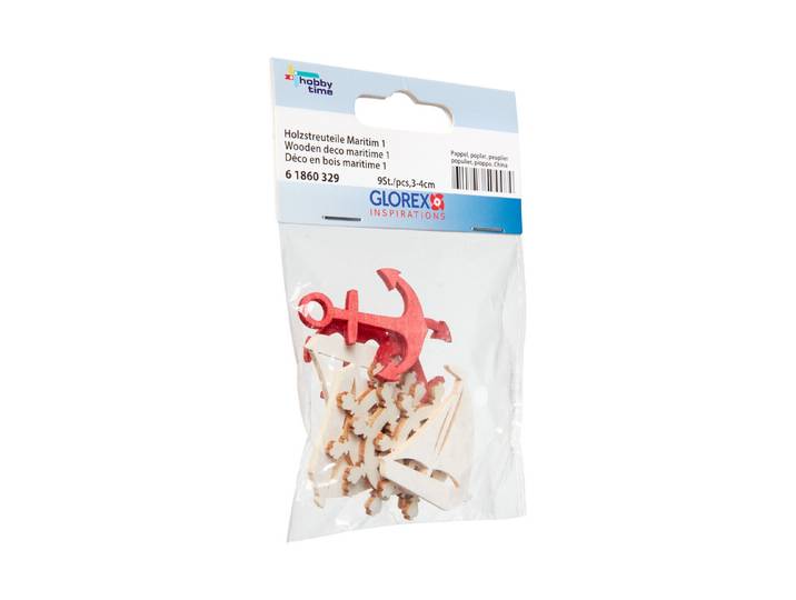 Glorex Streuteile Maritim 3-4cm 9St