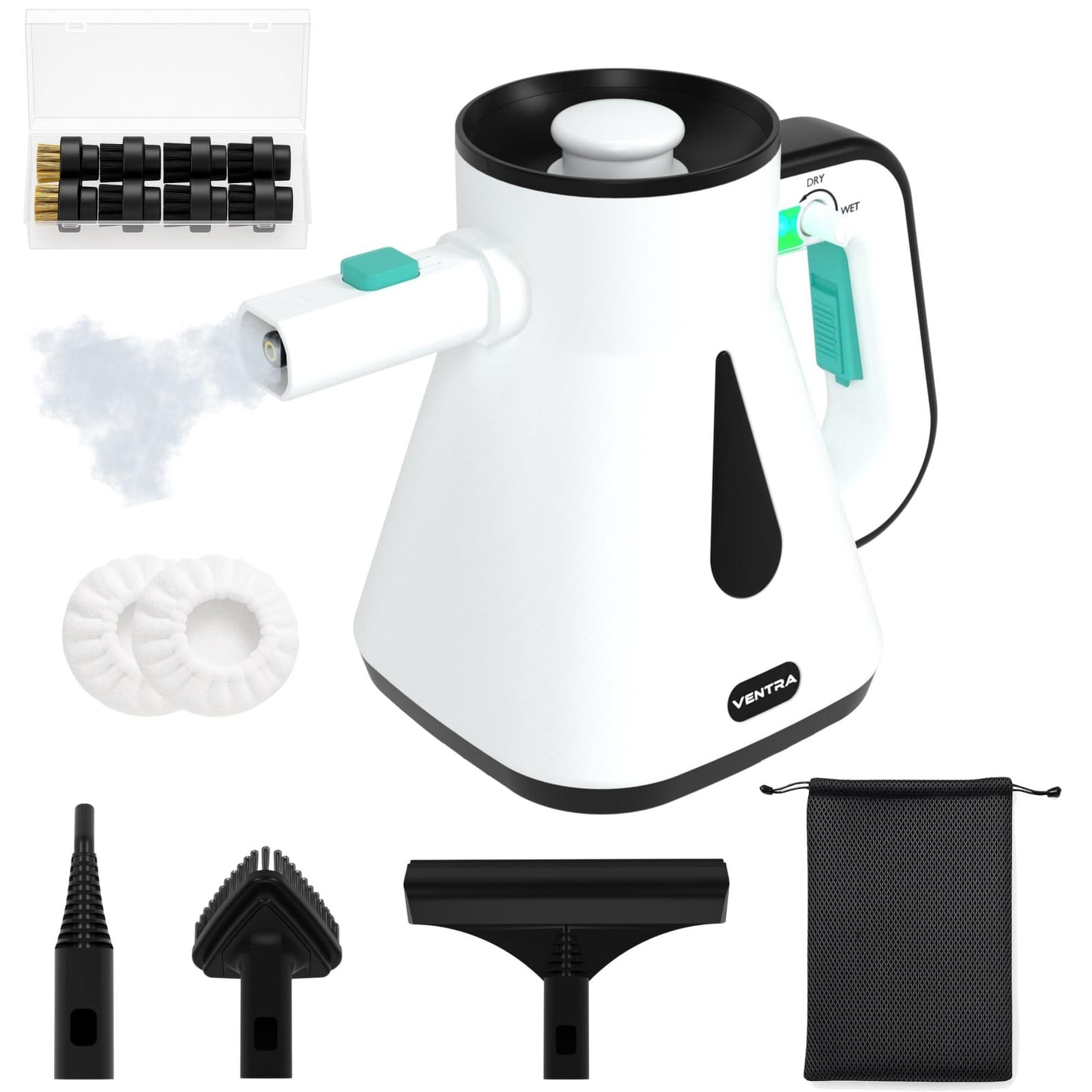 Selius Handstoomreiniger met 900 ml reservoir en 1200 W vermogen