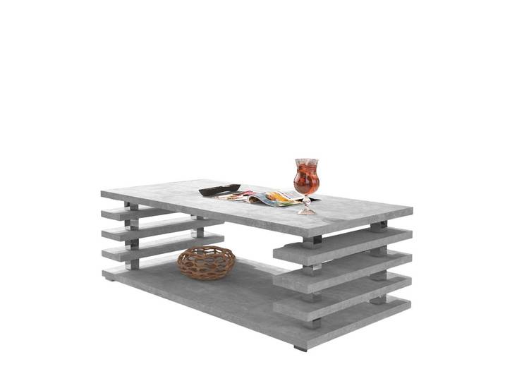 designimpex Couchtisch Carl Svensson DC-3 Wohnzimmertisch Tisch Betonoptik