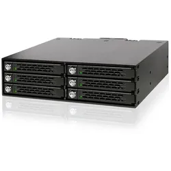Icy Dock MB996SK-6SB Hard Drive Backplane Schwarz