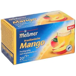 Meßmer Früchtetee »Brasilianische Mango« 20 Stück orange