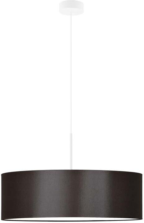 17 Stories Aubrionna 4 - Light Drum Pendant Brown/White
