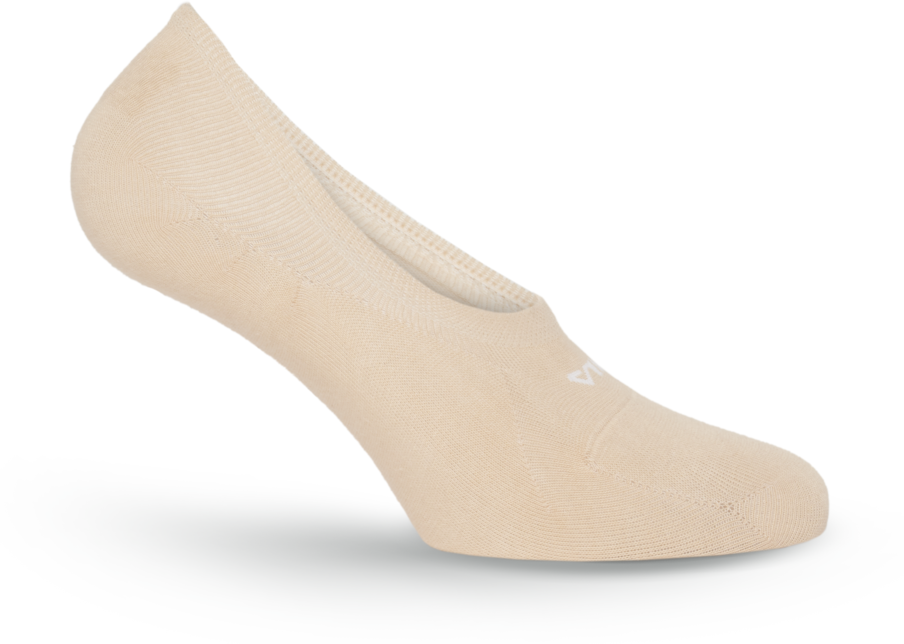 Füsslinge FILA "UNISEX GHOST SOCKS", Damen, Gr. 35-38, beige (853, sandweiß), Baumwollmischung, normal, Socken Füsslinge, mit Logo-Schriftzug, Silikonstreifen an der Ferse für besseren Halt 853, sandweiß 35-38