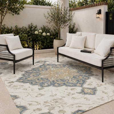 Addison Rugs Machine Washable Indoor/ Outdoor Traditional Lennox Chantille Rug