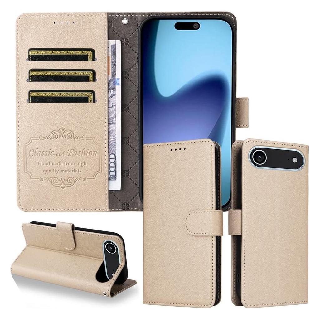 Cover-Discount Lederoptik-Hülle mit strukturierter Oberfläche (Apple iPhone Air) (61210596)