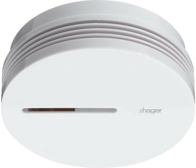 Hager Détecteur de fumée Standard Q, 3V, blanc TG600AL (TG600AL)