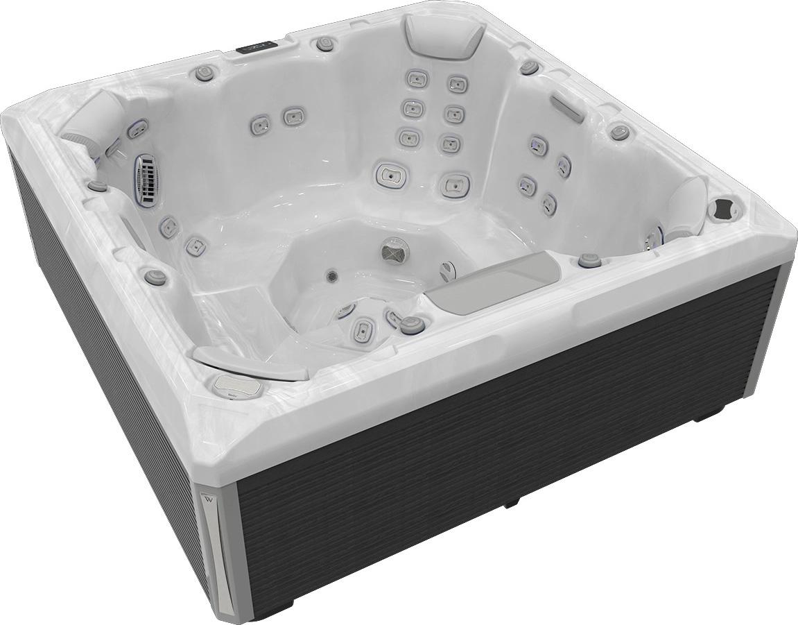 Wellis Mandala Life Premium Whirlpool Außenwhirlpool 215x215x86,5cm für 7 Personen inkl. Thermocover