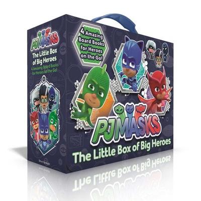 The Little Box of Big Heroes (Boxed Set): Pj Masks Save the Library; Hero School; Super Cat Speed; Race to the Moon!, Taschenbuch von Various, Simon