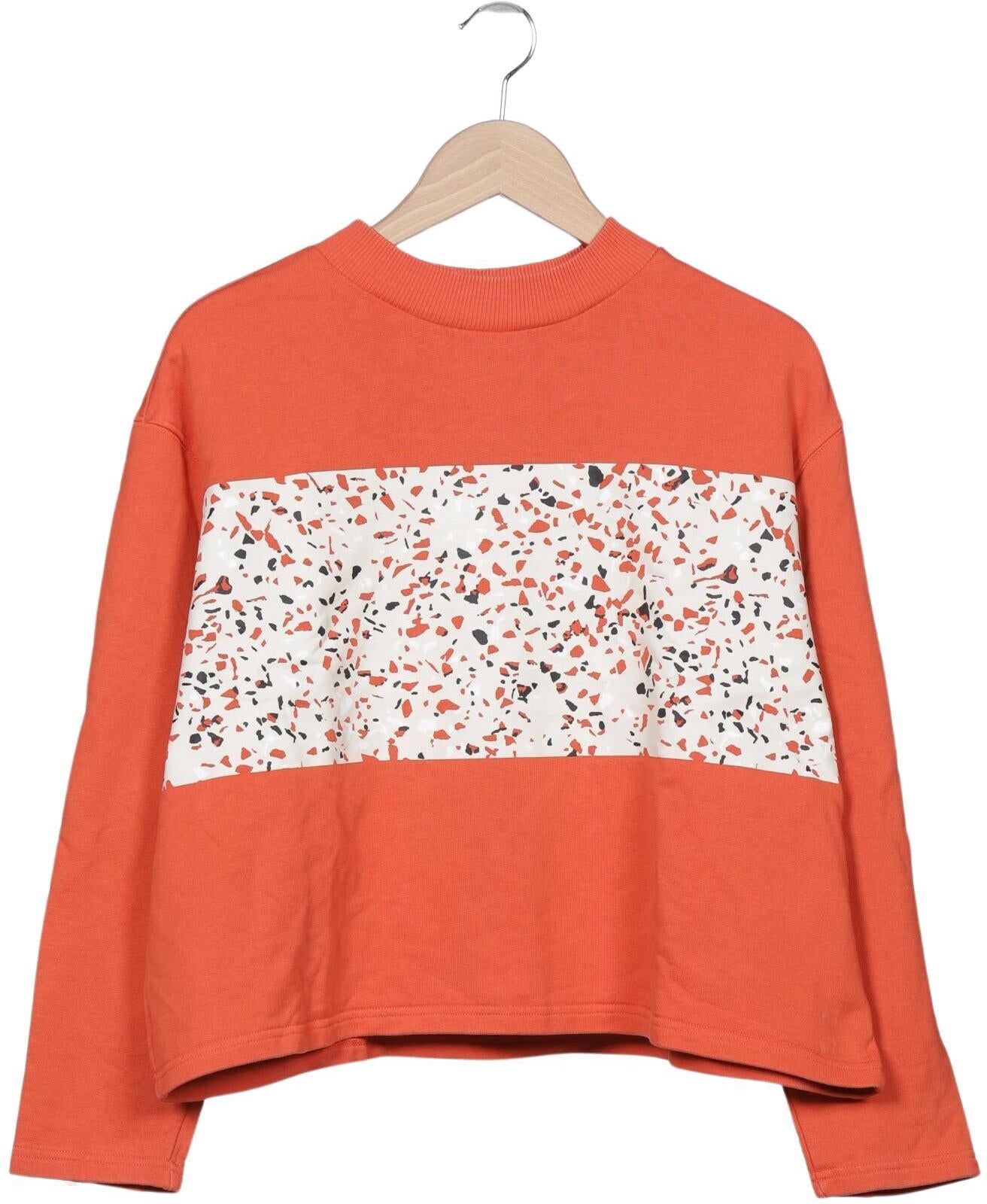 Weekday Damen Sweater, Orange, Gr. S, Baumwolle - Second Hand