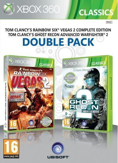 Microsoft Rainbow Six Vegas 2 Complete + Ghost Recon Advance Warfighter 2 Xbox 360