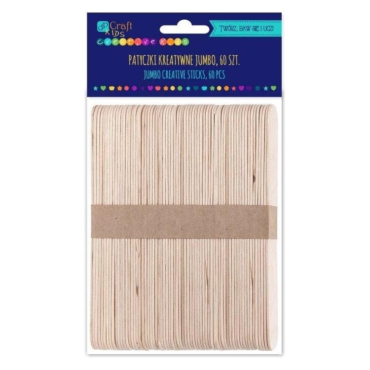 DP Craft Kreative Jumbo-Sticks, natur, 60 Stk (47593829)