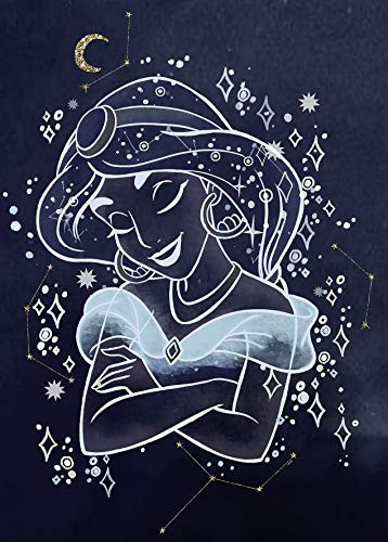 Komar Disney muurschildering Jasmin Dreaming illustratie voor kinderkamer, 50 x 70 cm