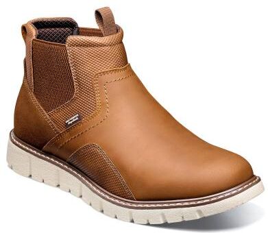 Nunn Bush Karnak Plain Toe Chelsea Boot - Mens 11.5 Tan Boot Medium