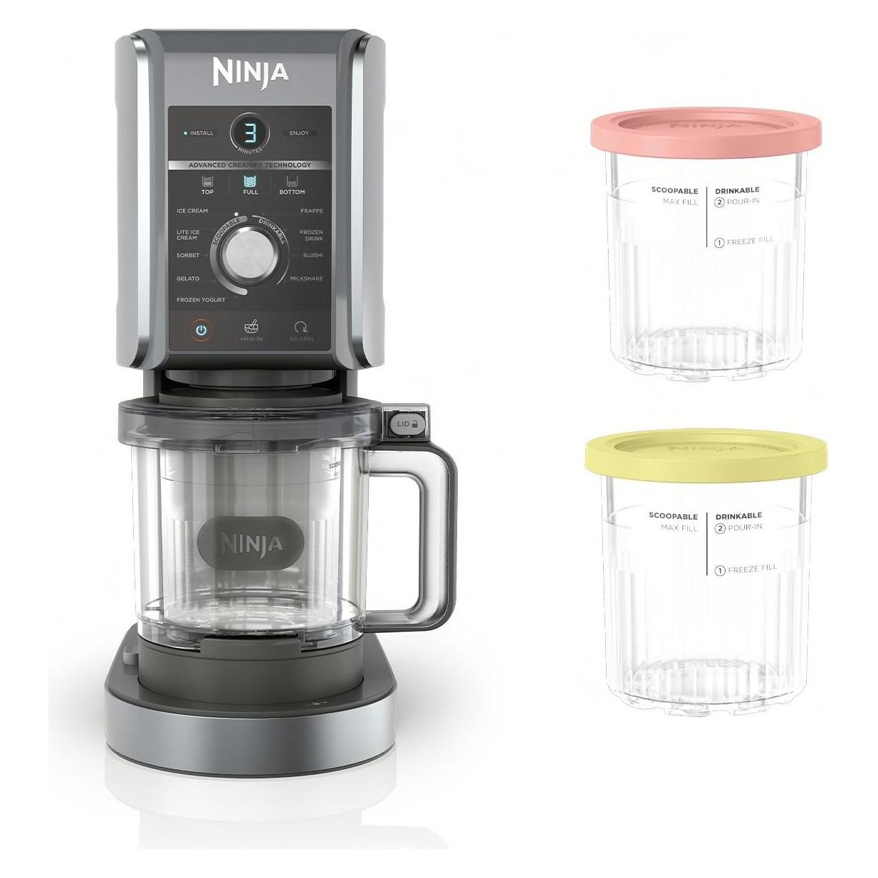 Ninja Creami Deluxe Doppelpack Behälter & Deckel (XSKPNTLD2EUUK)