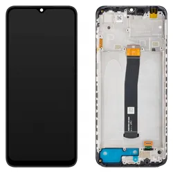 Xiaomi Display Unit für Poco C40, Power Schwarz (Display, Xiaomi Poco C40), Mobilgerät Ersatzteile, Schwarz