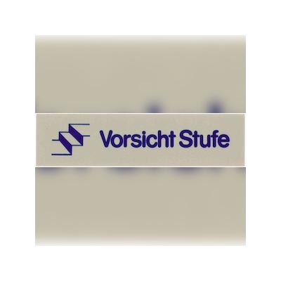 Contacto Wortschild VORSICHT STUFE