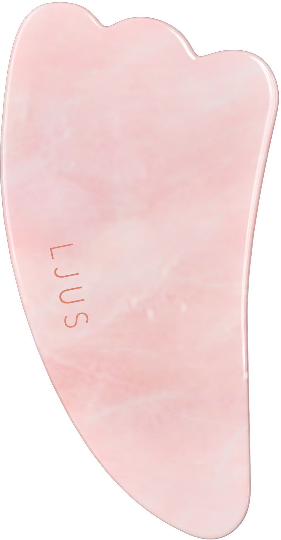 LJUS Rose Quartz Feather Gua Sha