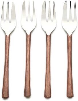 INOX ARTISANS INOX Medicki Dessert/Pastry Fork 4 Pc. Set