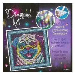 Hobby2you Diamond Art 20x20cm PUG
