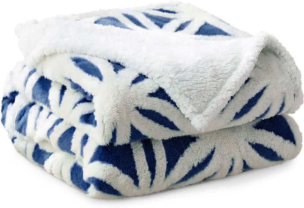 ClassicLiving Balthasar Abstract Blanket Navy W150 x L200cm