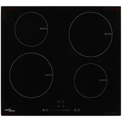 vidaXL Induktionskochfeld mit 4 Platten Touch Control Glas 7000 W