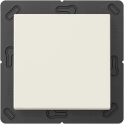 Jung BLEA590 Bluetooth® Low Energy Funk-Wandsender, 2-kanalig, Thermoplast, Serie AS, weiß (ivory) BLE A 590