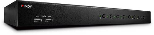 LINDY KVM Switch Pro USB Audio DVI-I 8 KVM-Umschalter
