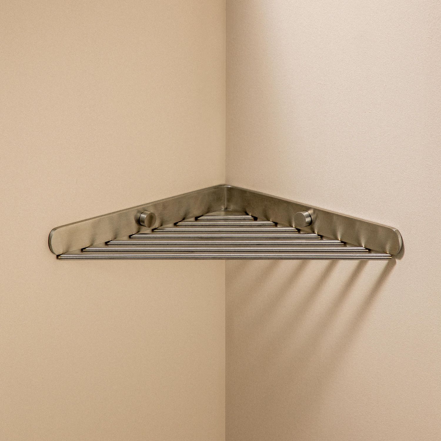 COSMIC Logic Eckseifenkorb, Accessoires, WJC226A0030003, edelstahl matt