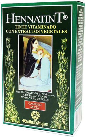 Radhe Shyam Hennatint Hair Dye Castaño Medio