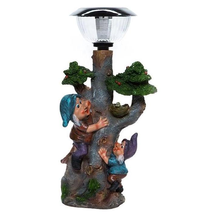 Garden Center Gartendekoration "Zwerge unter einem Baum", 23,2 x 18 x 46,7 cm (73083546)