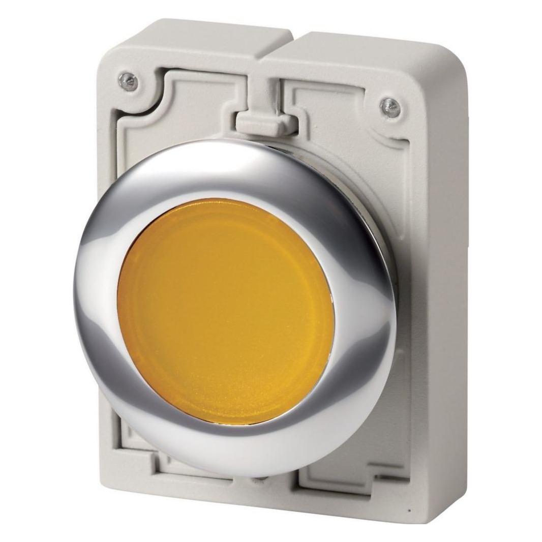 Eaton Illumin pushbutton act 30mm flat yel (M30C-FDL-Y)