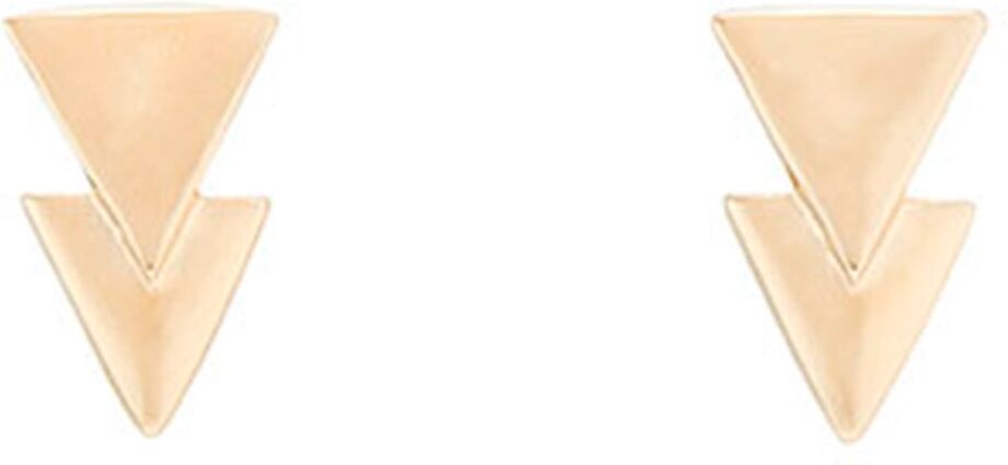 UNOde50 Pendientes bañados en oro de 18k Dorado U