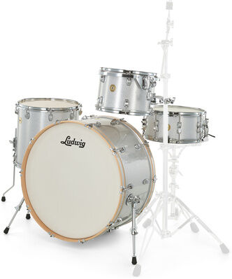 "Ludwig Continental 4pc 26"" Set S Silver Sparkle"