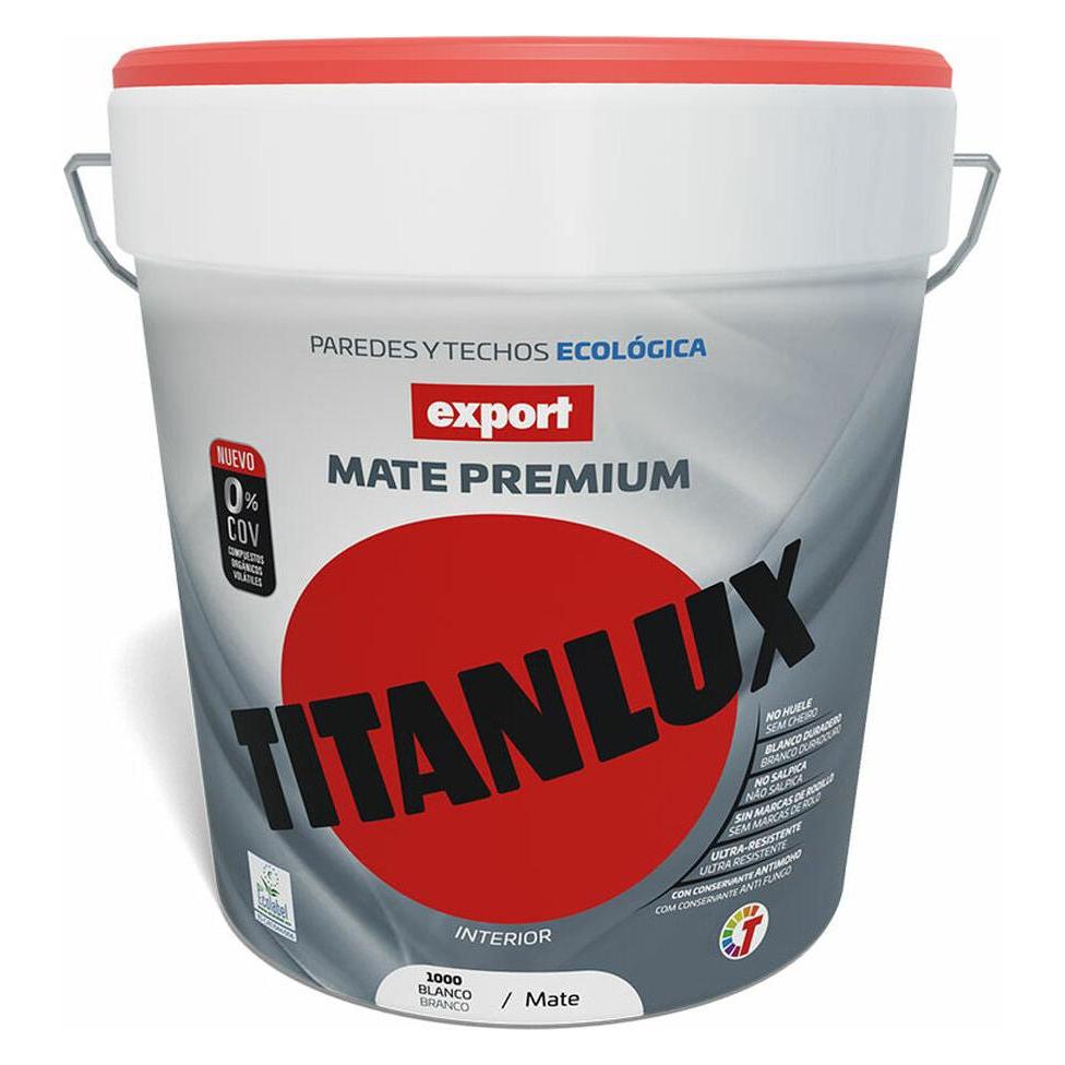 Titanlux Farbe Export F31110015 Weisses Vinyl 15l (15000 ml) (45335550)