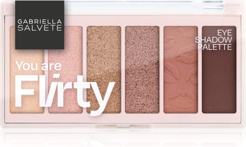 Gabriella Salvete Eyeshadow 6 Shades Palette Eyeshadow Palette shade You are Flirty 12 g