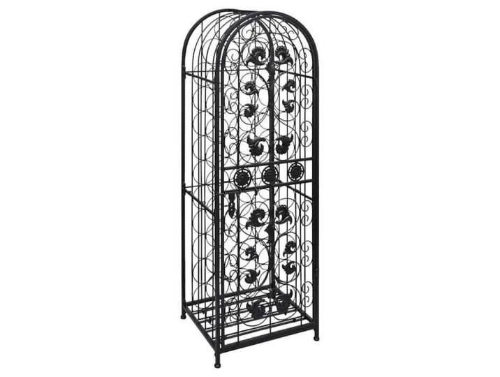 VIDAXL(1712)Casier à bouteilles pour 45 bouteilles Métal 45 x 35.7 x 133.5 cm Etagère de rangement