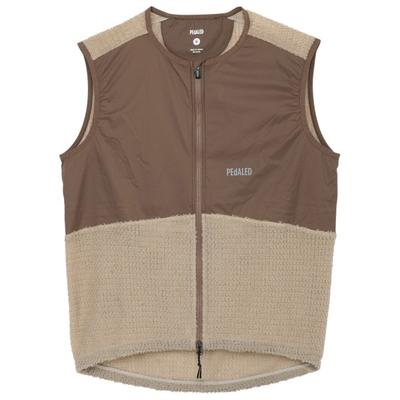 Pedaled - Odyssey Thermal Light Alpha Vest - Fahrradweste Gr L braun/beige