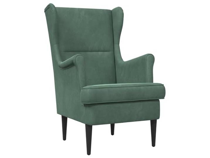 Sessel Velours Meeresgrün mit Kissen, Metallrahmen, Kautschukholz Velours, Marine Grün, Wechselkissen, Metallrahmen, Beine aus Kautschukholz, modernes Design