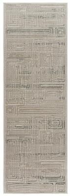 Gertmenian Trevi Polyester High-Low Plush Neutral Modern Abstract Indoor Area Rug Collection