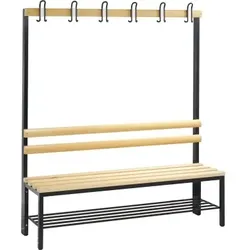 C+P Garderobenbank 8051110S10000 Schuhrost 1650x1500x403mm sgr