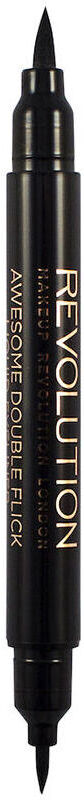 Revolution Beauty London Awesome Double Flick Eyeliner Black 1 ml