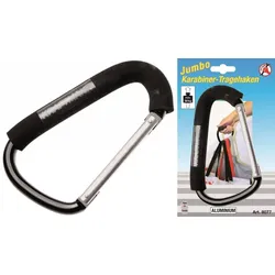 Kraftmann 8077 Jumbo Karabiner Tragehaken Karabinerhaken 30kg Aluminium
