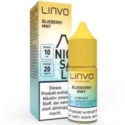 Blueberry Mint NicSalt Liquid by Linvo 10ml / 20mg