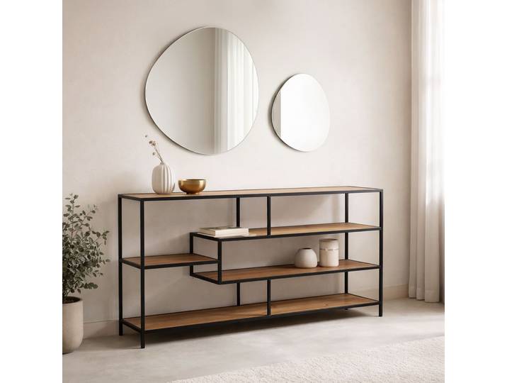 Etagère bois et métal de style industriel - Element