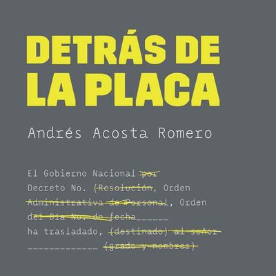 Detrás de la placa - Andrés Acosta Romero, Audio, 9789180130820