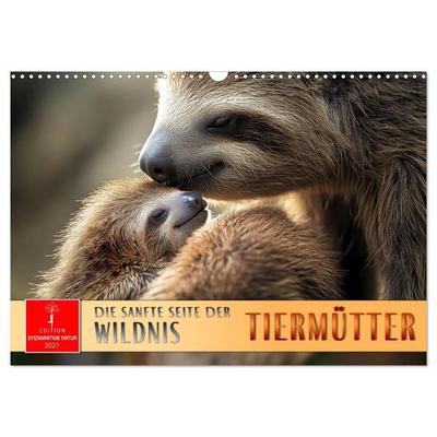 Tiermütter - die sanfte Seite der Wildnis (Wandkalender 2027 DIN A3 quer), CALVENDO Monatskalender