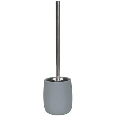 WC-Garnitur KLEINE WOLKE "Eclipse", beige (nebel), B:10,3cm H:41,5cm L:10,3cm, Steinzeug, Reinigungsbürsten
